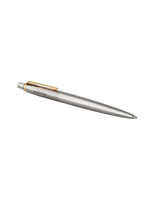 Parker Jotter Stylo recyclé en acier inox - bleu