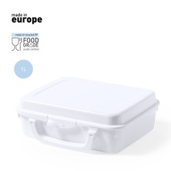 Gamelle Personnalisée Éco-responsable Chosal - Boîte à Lunch Matières : polypropylène (PP) Couleurs : blanc 2