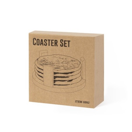 Set Sous-Verre Seitol en Ardoise Naturelle