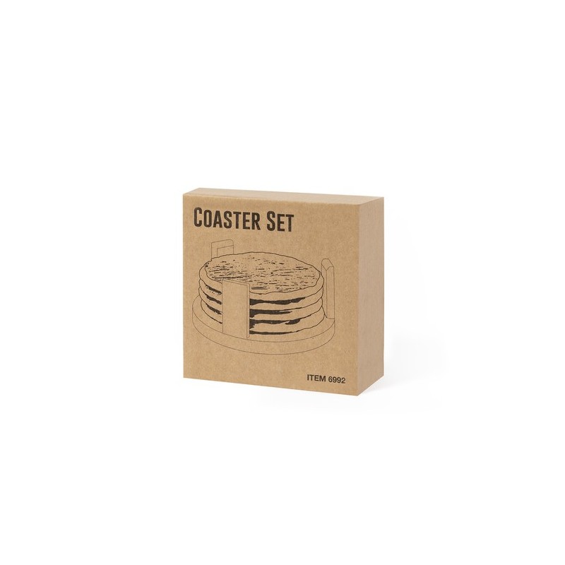 Set Sous-Verre Seitol en Ardoise Naturelle