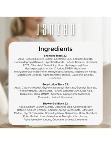 JANZEN Black 22 Coffret Lettre - 3 items