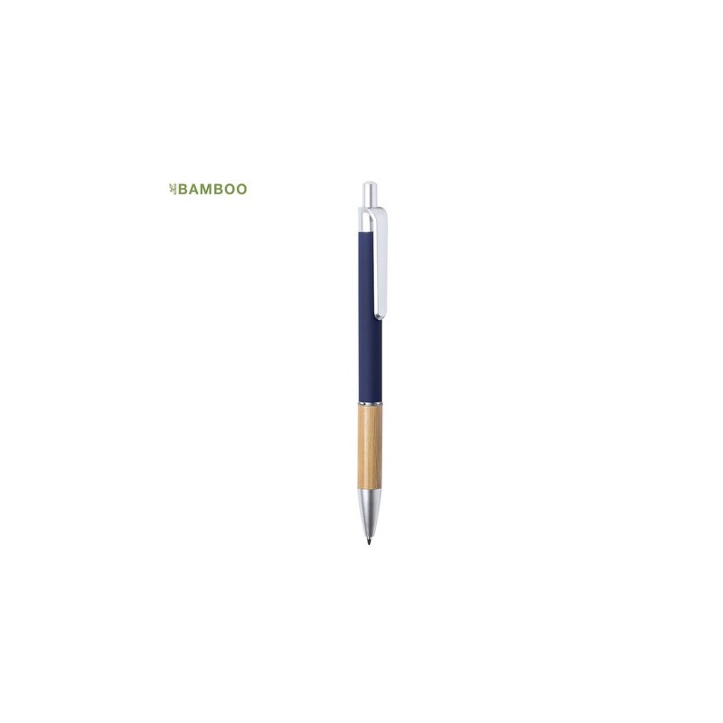 Stylo Bille Éco-responsable Personnalisé pas cher - Chiatox Matières : bambou Couleurs : gris objet promotionnel éco-responsable