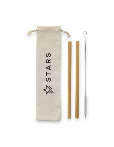 ECO Bamboe Straw Set  pailles en bambou