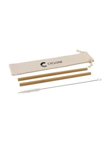 ECO Bamboe Straw Set  pailles en bambou