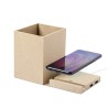 Porte-Crayons Multifonction Éco-responsable Personnalisé - Sondur Matières : carton recyclé marquage laser ultra précis