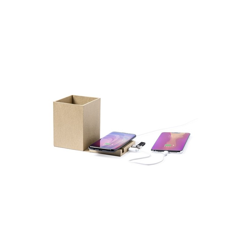 Porte-Crayons Multifonction Éco-responsable Personnalisé - Sondur Matières : carton recyclé livraison express 24h 48h