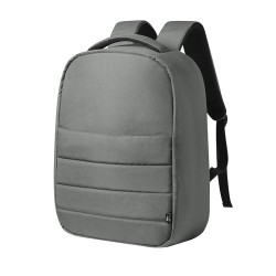 Sac à Dos Antivol Personnalisé Idéal pour le Business - Danium Matières : PET recyclé Couleurs : gris