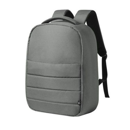 Sac à Dos Antivol Personnalisé Idéal pour le Business - Danium Matières : PET recyclé Couleurs : gris