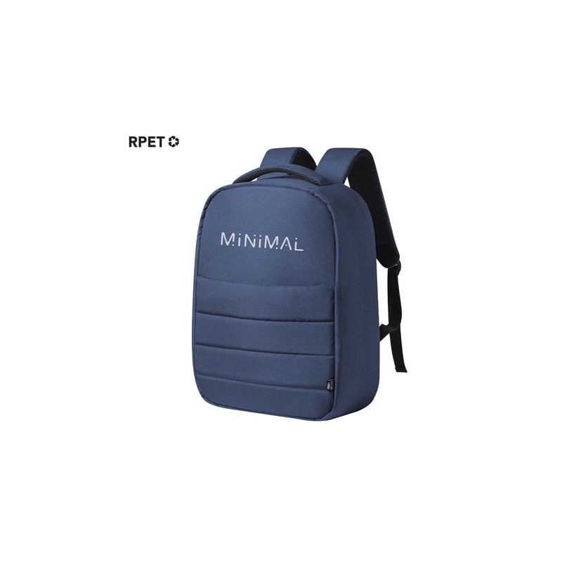 Sac à Dos Antivol Personnalisé Idéal pour le Business - Danium Matières : PET recyclé Couleurs : gris marquage laser ultra préci