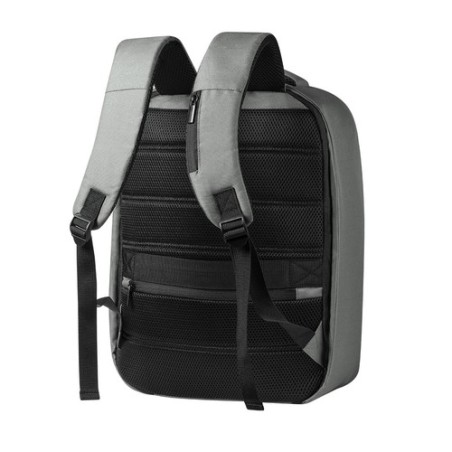 Sac à Dos Antivol Personnalisé Idéal pour le Business - Danium Matières : PET recyclé Couleurs : gris cadeau client original