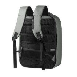 Sac à Dos Antivol Personnalisé Idéal pour le Business - Danium Matières : PET recyclé Couleurs : bleu marine objet publicitaire 