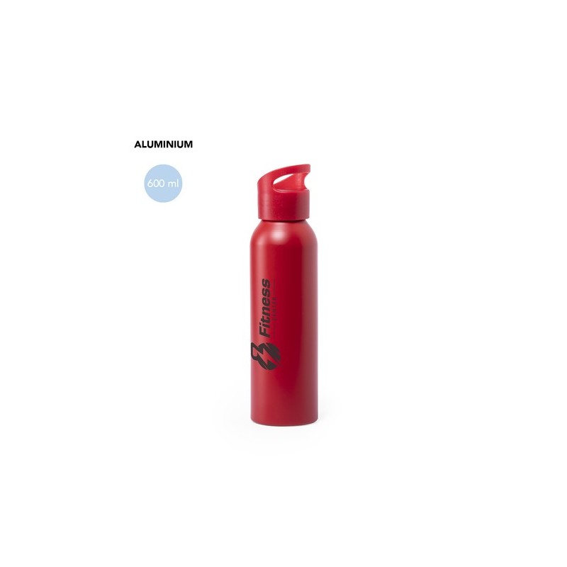Gourde Personnalisable Éco-responsable Bidon Runtex Matières : aluminium Couleurs : argenté impression logo haute qualité