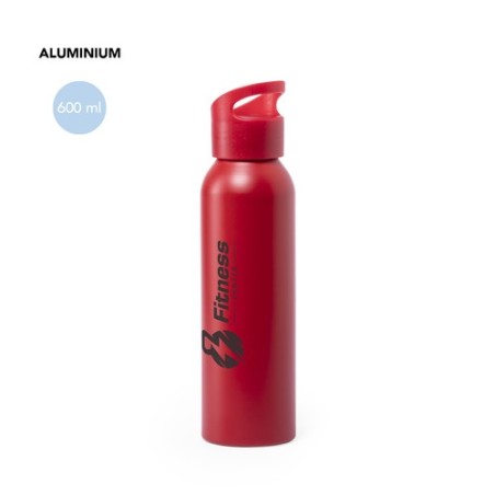 Gourde Personnalisable Éco-responsable Bidon Runtex Matières : aluminium Couleurs : argenté impression logo haute qualité