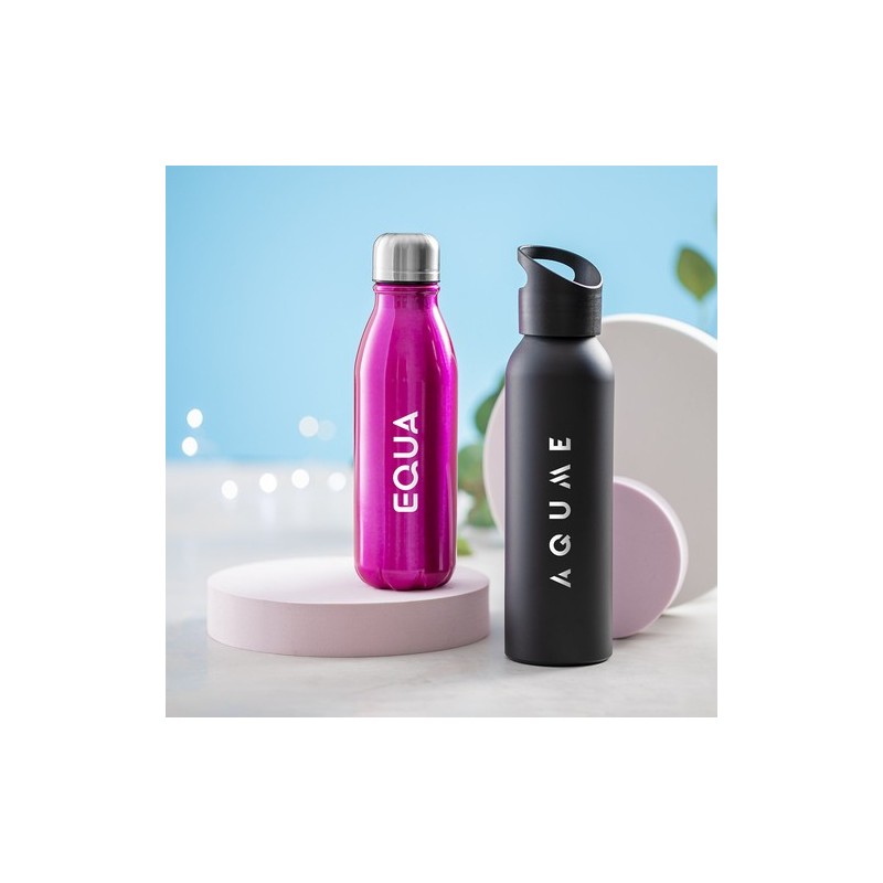 Gourde Personnalisable Éco-responsable Bidon Runtex Matières : aluminium Couleurs : argenté cadeau collaborateur premium