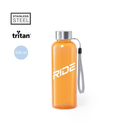 Gourde personnalisée sans BPA - Bidon Rizbo Matières : acier inoxydable Couleurs : vert clair cadeau collaborateur premium