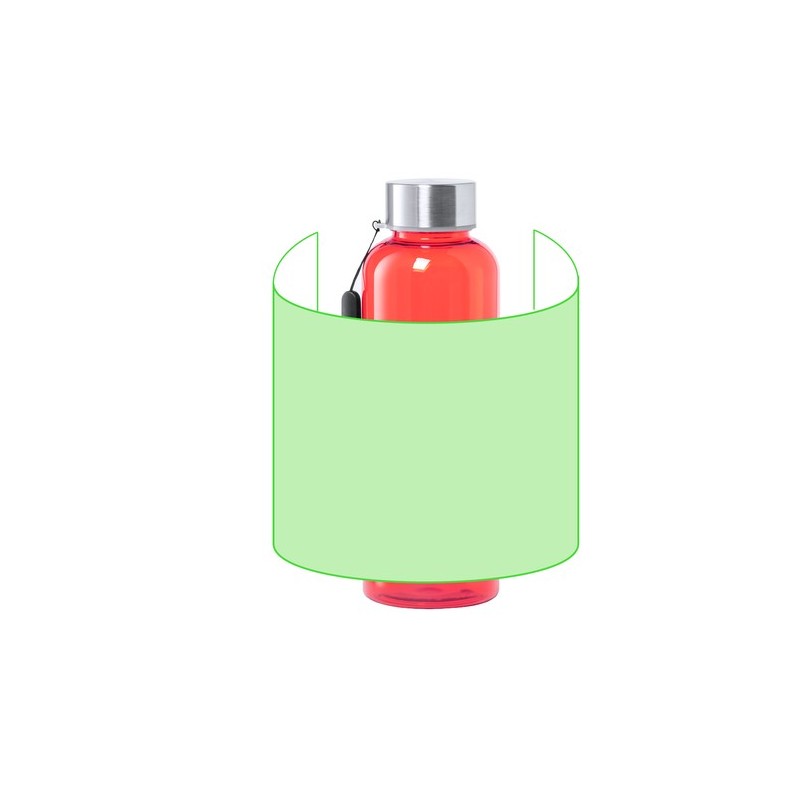 Gourde personnalisée sans BPA - Bidon Rizbo Matières : acier inoxydable Couleurs : vert clair objet promo petit budget