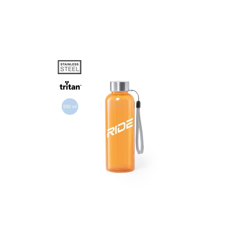Gourde personnalisée sans BPA - Bidon Rizbo Matières : acier inoxydable Couleurs : bleu accessoire événementiel unique