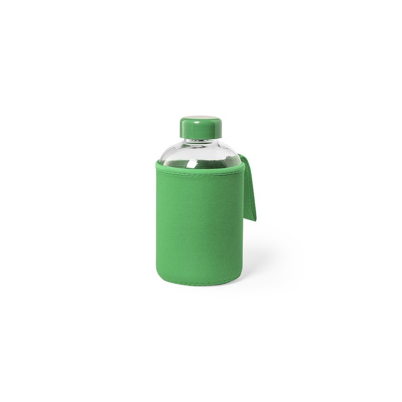 Gourde Personnalisée Publicitaire 500 ml - Flaber Matières : verre Couleurs : vert objet promotionnel éco-responsable