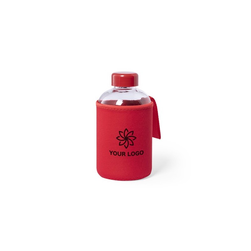 Gourde Personnalisée Publicitaire 500 ml - Flaber Matières : verre Couleurs : vert cadeau entreprise pas cher