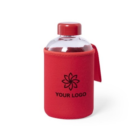 Gourde Personnalisée Publicitaire 500 ml - Flaber Matières : verre Couleurs : vert cadeau entreprise pas cher