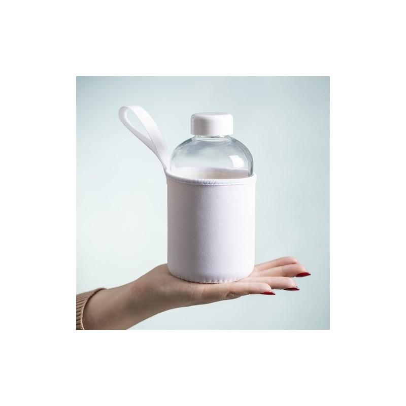 Gourde Personnalisée Publicitaire 500 ml - Flaber Matières : verre Couleurs : vert impression haute définition