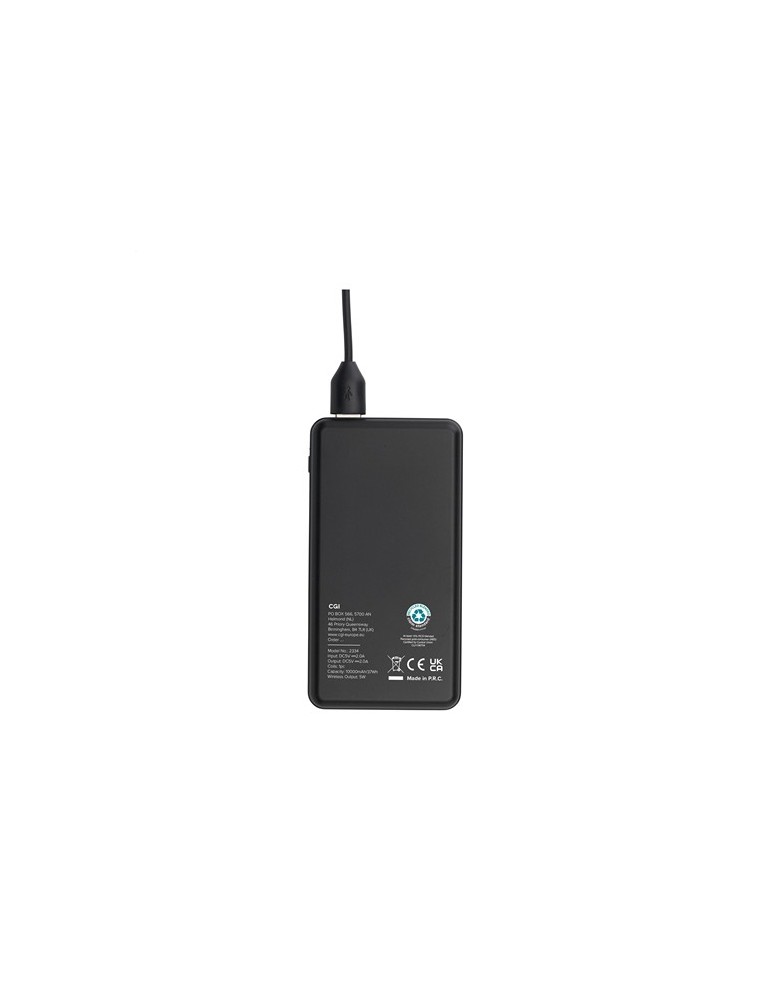 Boru Bamboo RCS Recycled ABS Powerbank Wireless Charger