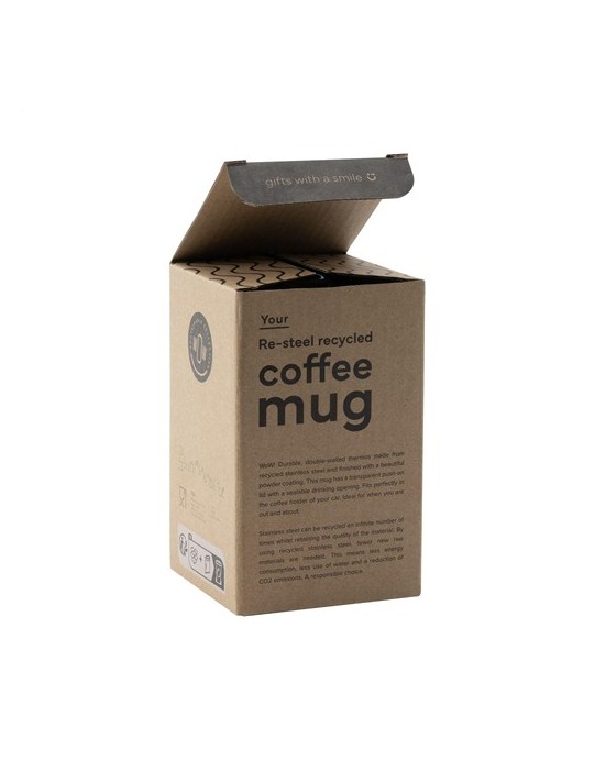 Re-Steel RCS Recycled Coffee Mug 380 ml gobelet thermos