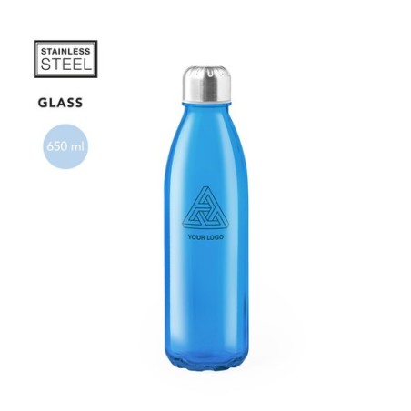 Gourde Éco-responsable et Personnalisée en Verre - Sunsox Matières : acier inoxydable Couleurs : rouge livraison express 24h 48h