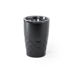 Mug Isotherme Éco-responsable Personnalisé en Verre Thermique Blur Matières : acier inoxydable Couleurs : doré goodies entrepris
