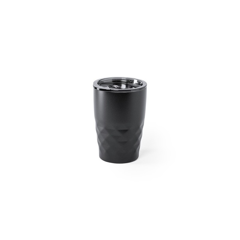 Mug Isotherme Éco-responsable Personnalisé en Verre Thermique Blur Matières : acier inoxydable Couleurs : doré goodies entrepris