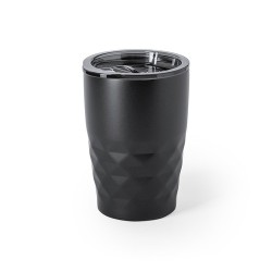 Mug Isotherme Éco-responsable Personnalisé en Verre Thermique Blur Matières : acier inoxydable Couleurs : doré 2