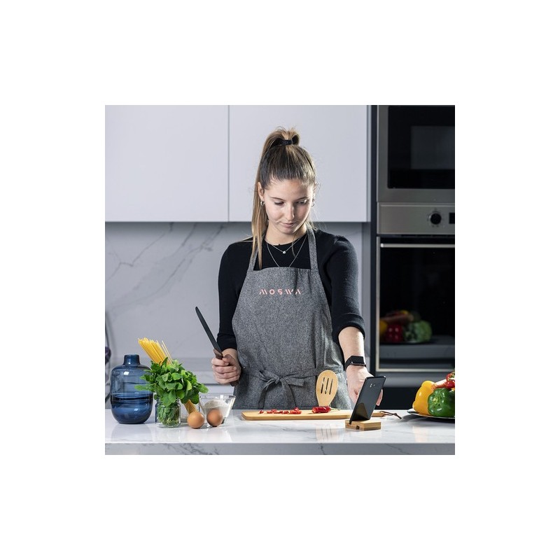 Tablier Éco-responsable et Pratique Personnalisé Pissek pas cher Matières : coton recyclé Couleurs : beige cadeau collaborateur 