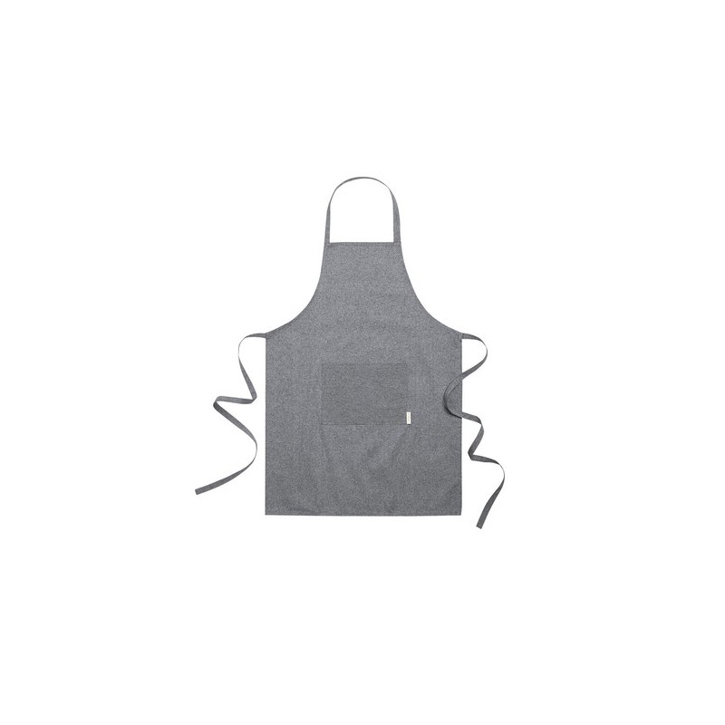 Tablier Éco-responsable et Pratique Personnalisé Pissek pas cher Matières : coton recyclé Couleurs : beige impression logo haute