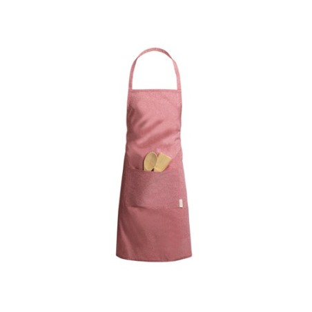 Tablier Éco-responsable et Pratique Personnalisé Pissek pas cher Matières : coton recyclé Couleurs : rouge objet publicitaire ro