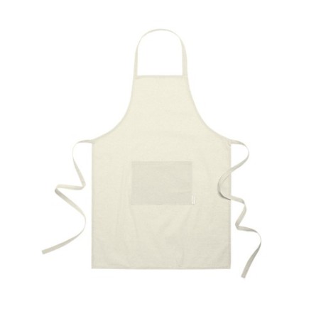 Tablier Éco-responsable et Pratique Personnalisé Pissek pas cher Matières : coton recyclé Couleurs : rouge cadeau collaborateur 