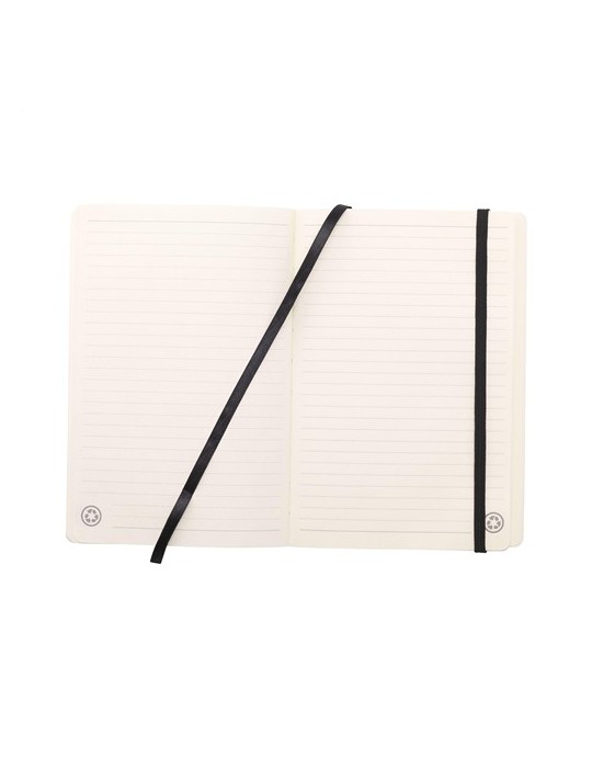 Monti Recycled Leather Notebook A5 carnet de notes