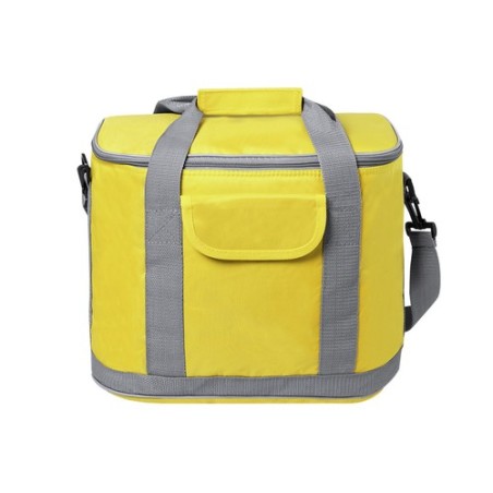 Sac isotherme personnalisable glacière Sindy Matières : polyester Couleurs : jaune cadeau entreprise pas cher