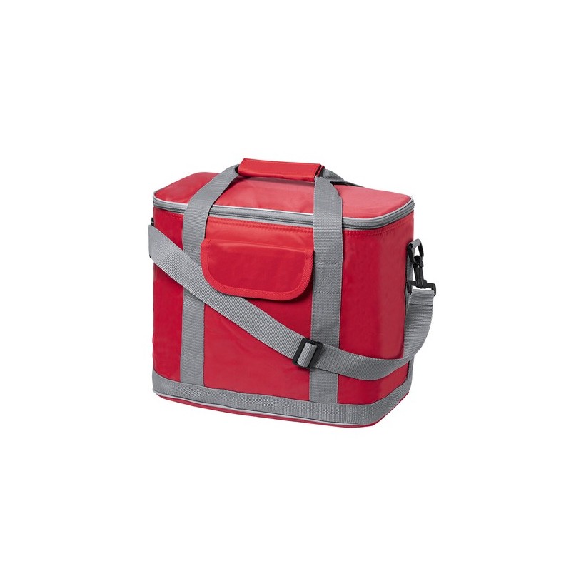 Sac isotherme personnalisable glacière Sindy Matières : polyester Couleurs : jaune marquage laser ultra précis