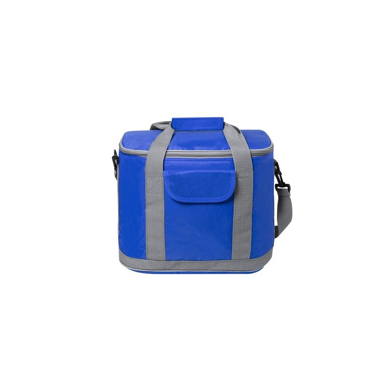 Sac isotherme personnalisable glacière Sindy Matières : polyester Couleurs : jaune objet publicitaire robuste