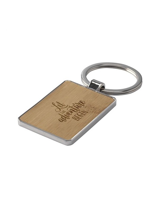 Bamboo Key Rectangle porte-clés