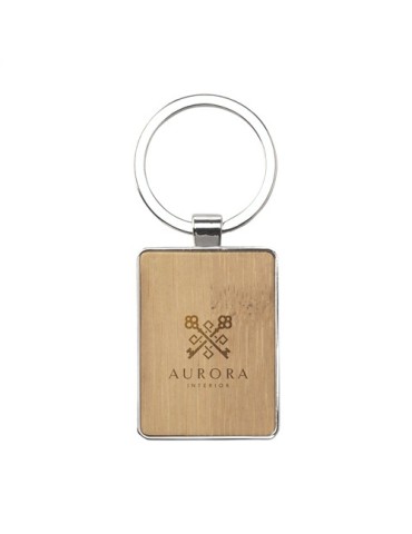 Bamboo Key Rectangle porte-clés