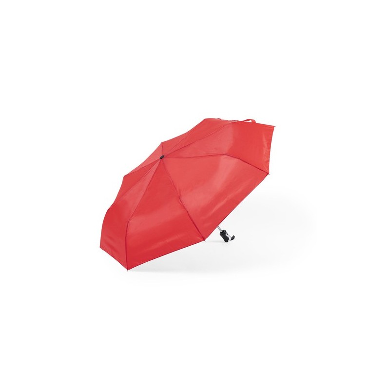 Parapluie pliable résistant personnalisé pas cher Alexon Matières : polyester Couleurs : bleu marine objet publicitaire robuste