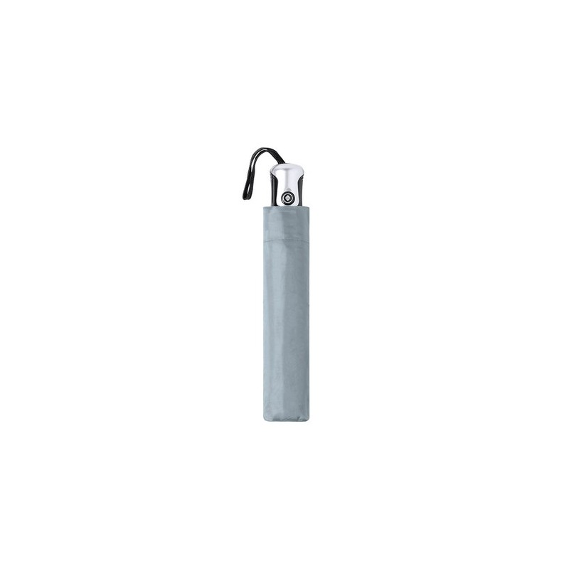 Parapluie pliable résistant personnalisé pas cher Alexon Matières : polyester Couleurs : bleu marine objet promo petit budget