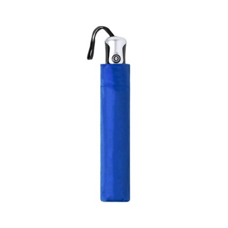 Parapluie pliable résistant personnalisé pas cher Alexon Matières : polyester Couleurs : bleu marine objet promotionnel éco-resp