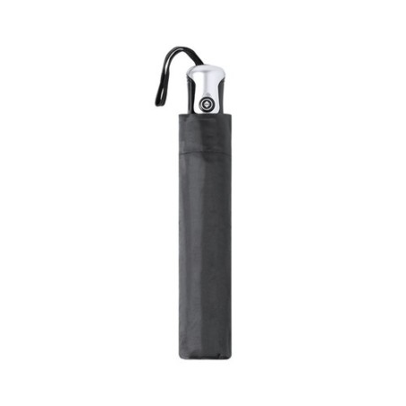 Parapluie pliable résistant personnalisé pas cher Alexon Matières : polyester Couleurs : noir cadeau entreprise pas cher