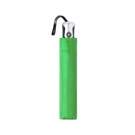 Parapluie pliable résistant personnalisé pas cher Alexon Matières : polyester Couleurs : bleu marquage couleur éclatante