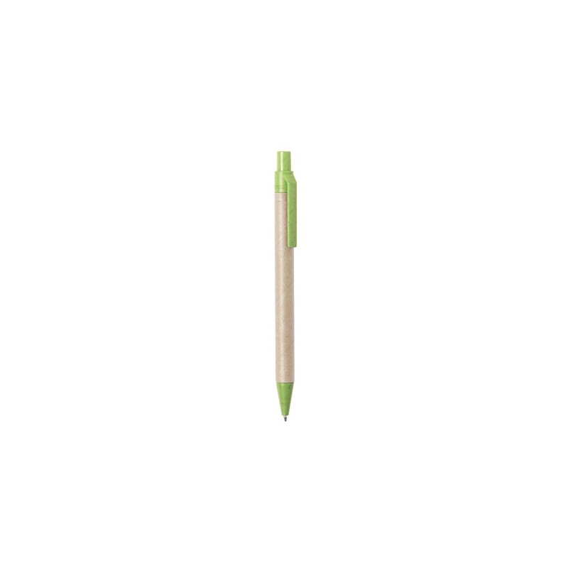 Stylo Éco-responsable Personnalisé - Desok Matières : carton recyclé Couleurs : bleu personnalisation rapide en France