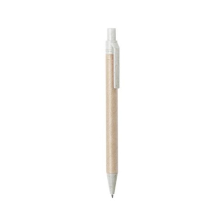 Stylo Éco-responsable Personnalisé - Desok Matières : carton recyclé Couleurs : bleu marquage couleur éclatante