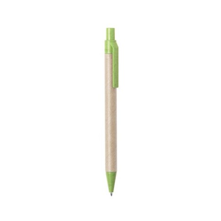 Stylo Éco-responsable Personnalisé - Desok Matières : carton recyclé Couleurs : vert marquage laser ultra précis