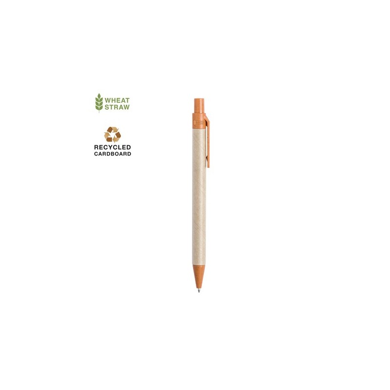 Stylo Éco-responsable Personnalisé - Desok Matières : carton recyclé Couleurs : vert cadeau collaborateur premium